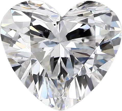 2.69 Carat E si1 Heart Lab Diamond