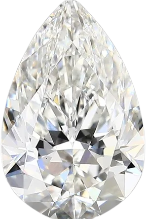 2.69 Carat F vvs2 Pear Lab Diamond