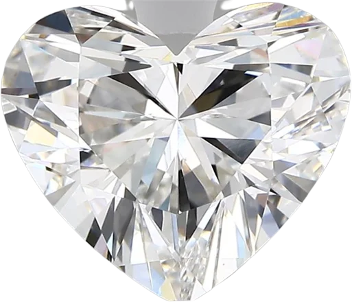 2.72 Carat G vs1 Heart Lab Diamond