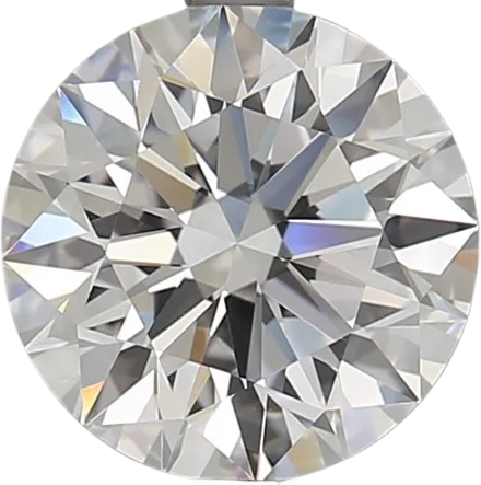 2.72 Carat D VVS2 Round Lab Diamond