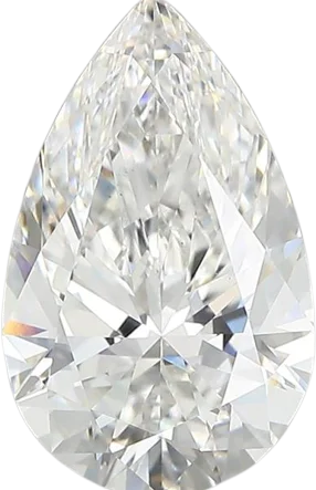 2.73 Carat F vs1 Pear Lab Diamond