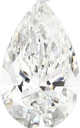 2.75 Carat E si1 Pear Lab Diamond