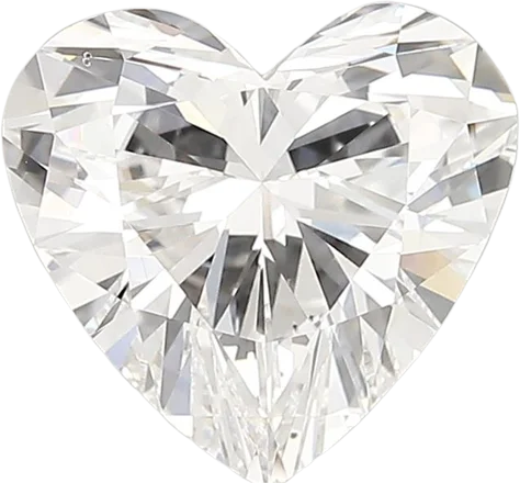 2.77 Carat F vs2 Heart Lab Diamond