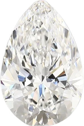 2.81 Carat D vs2 Pear Lab Diamond