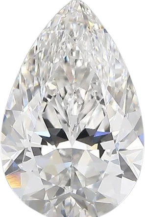 2.81 Carat E vvs2 Pear Lab Diamond