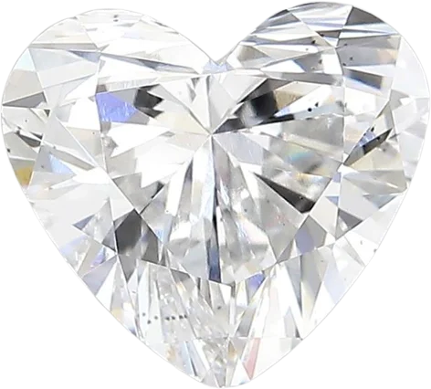 2.82 Carat F si1 Heart Lab Diamond