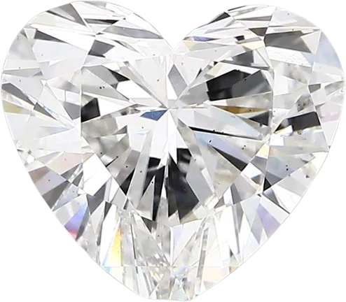 2.85 Carat F si1 Heart Lab Diamond