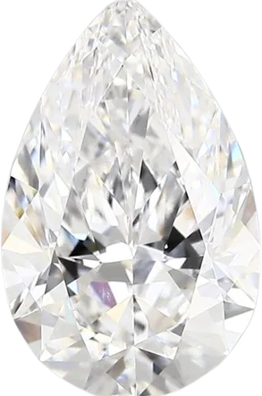 2.85 Carat D vvs2 Pear Lab Diamond