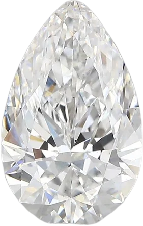 2.85 Carat E si1 Pear Lab Diamond