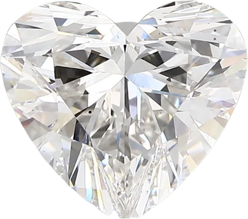 2.9 Carat F si1 Heart Lab Diamond