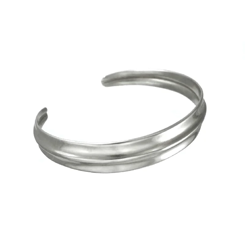 Ridge Cuff Silver