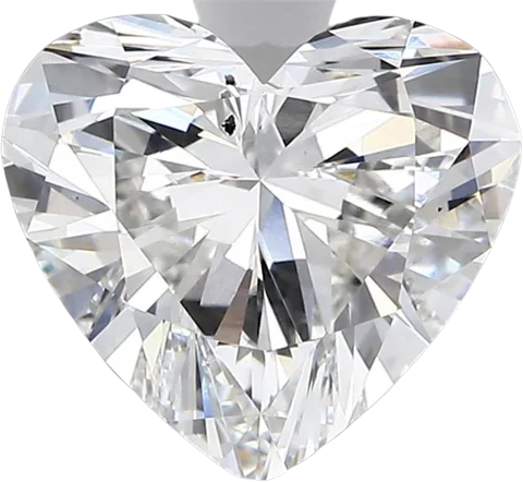 3.01 Carat F si1 Heart Lab Diamond