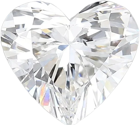 3.02 Carat F si1 Heart Lab Diamond