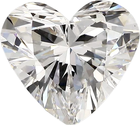 3.04 Carat E vs2 Heart Lab Diamond