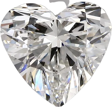 3.04 Carat G vvs2 Heart Lab Diamond