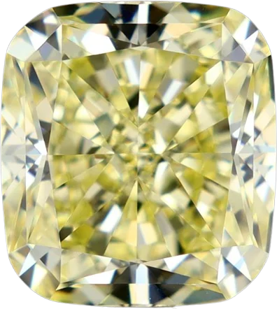 3.06 Carat FY VS1 Elongated Cushion Natural Diamond