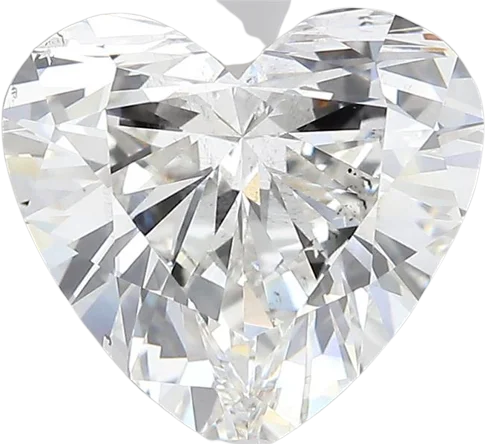 3.08 Carat H si1 Heart Lab Diamond