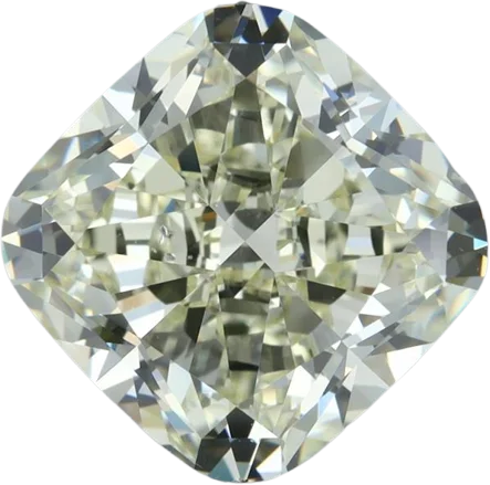 4.08 Carat U-V SI1 Cushion Natural Diamond