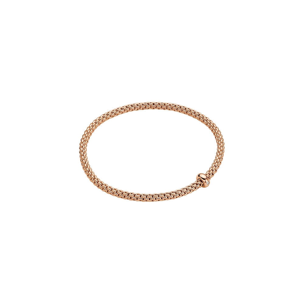 Fope 18K Rose Gold Prima Collection Diamond Bracelet, Medium Size