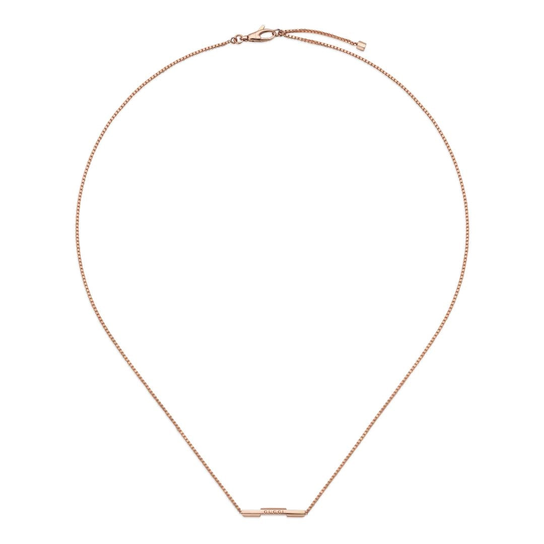 Gucci 18K Rose Gold Link to Love Necklace, 18 inch