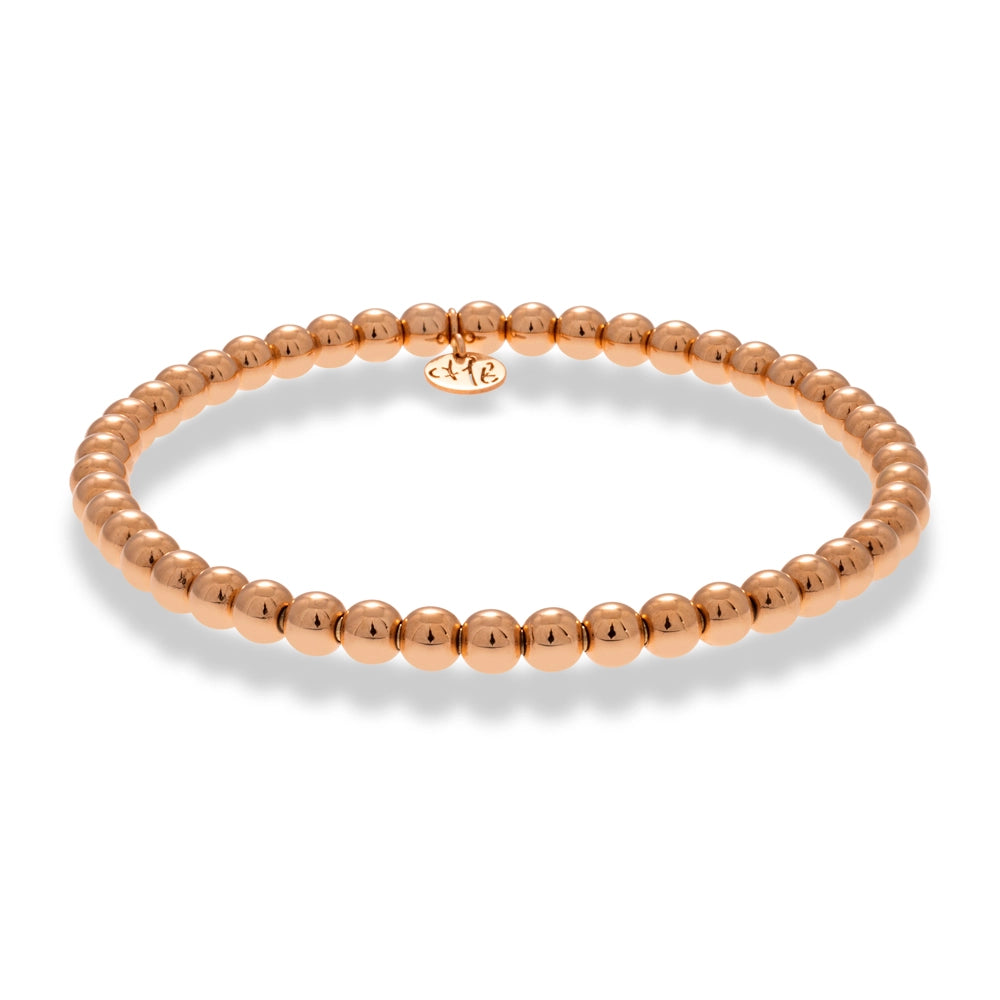 Hulchi Belluni 18K Rose Gold 4mm Tresore Bracelet