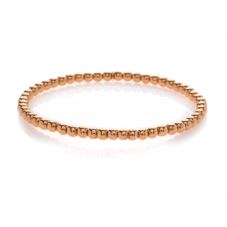 Hulchi Belluni 18K Rose Gold Tresore Stretch Bracelet