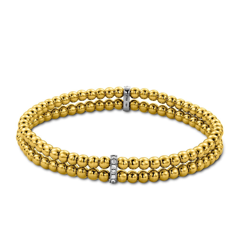 Hulchi Belluni 18K Yellow & White Gold Tresore Diamond Bracelet