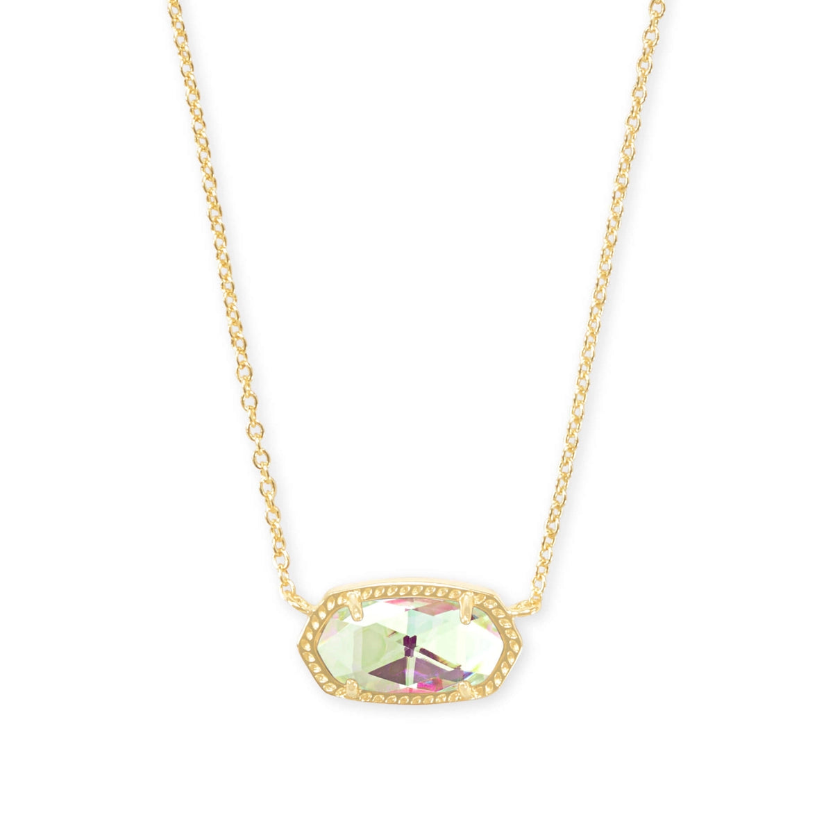 Kendra Scott Elisa Necklace in Gold with Dichroic Glass