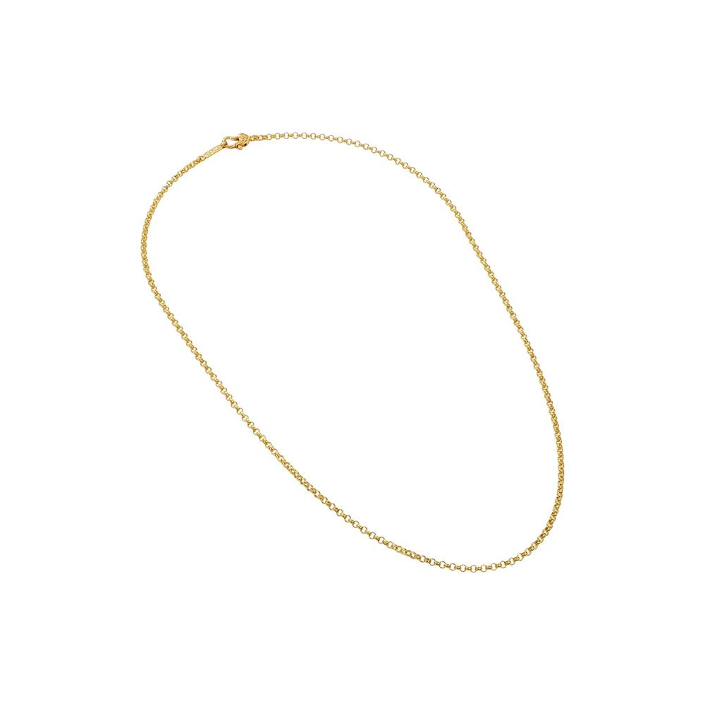 Konstantino Mens Kavafi 18K Yellow Gold Chain Necklace