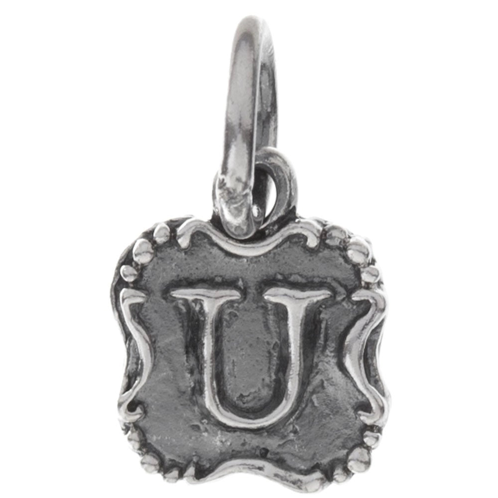 Waxing Poetic Crest Insignia Charm - U