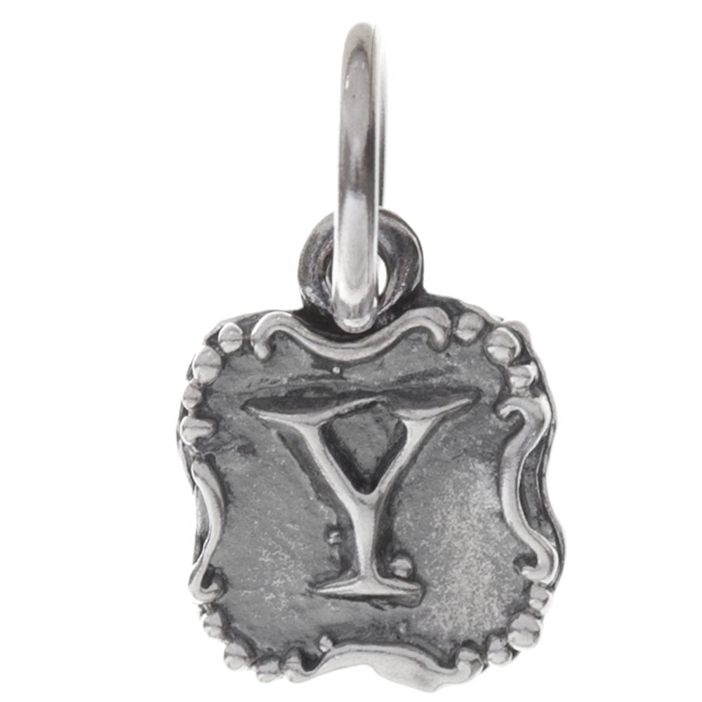 Waxing Poetic Crest Insignia Charm - Y